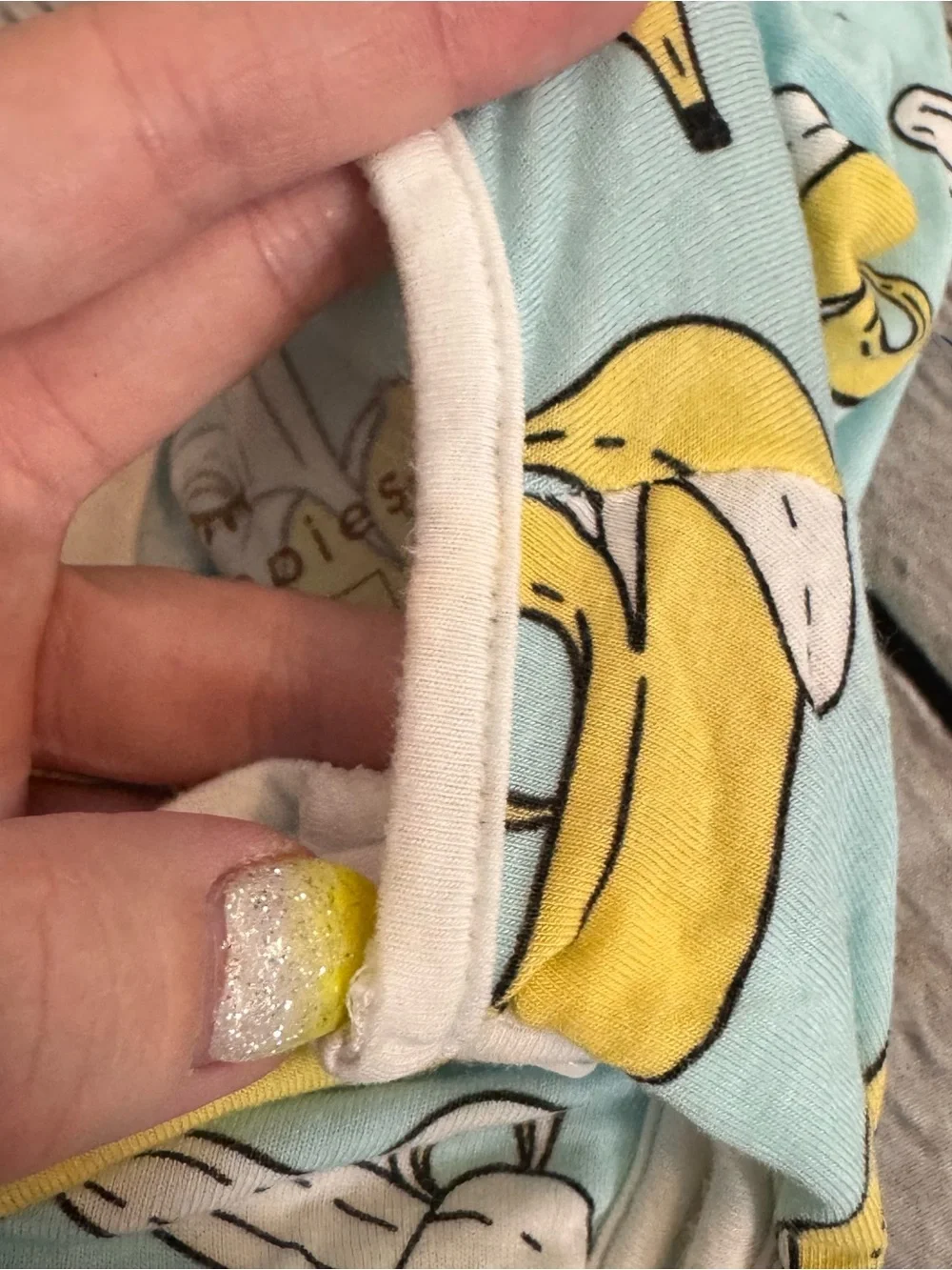 Little Sleepies Banana Pattern Bamboo Zippie and Hat